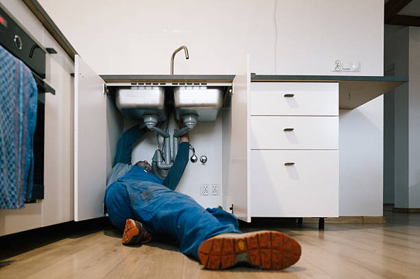 Professional Emergency Plumber technician working in Denver, IN